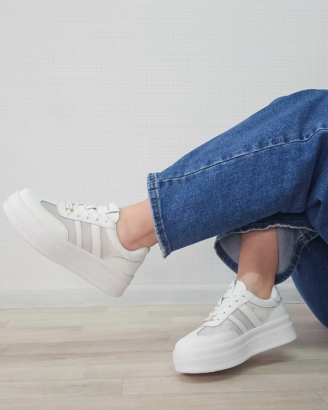 Natūralios odos avalynė- Goodin White - Image 5