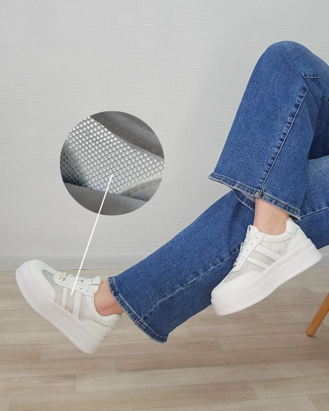 Natūralios odos avalynė- Goodin White